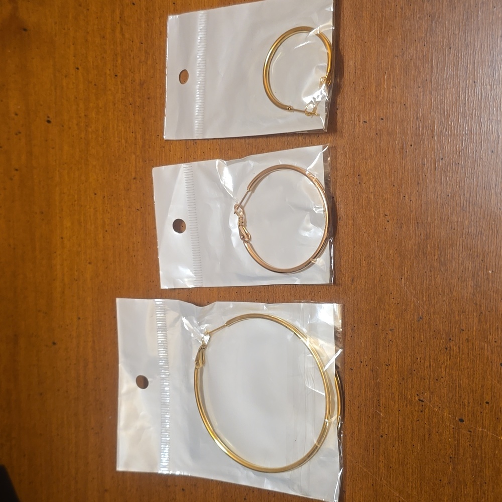 Hoop earrings - 3 sizes
